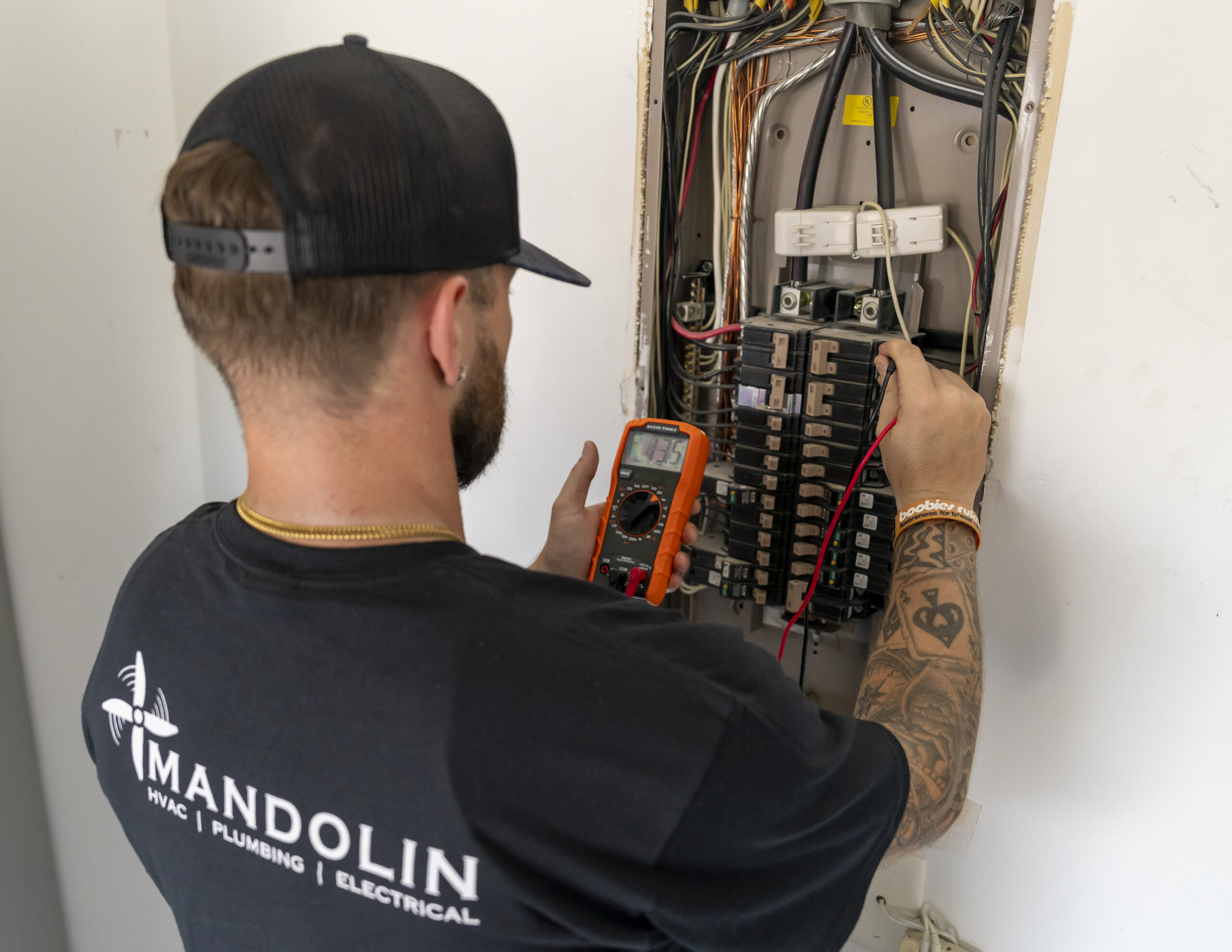 Mandolin Services electrical panel upgrade support in North Carolina