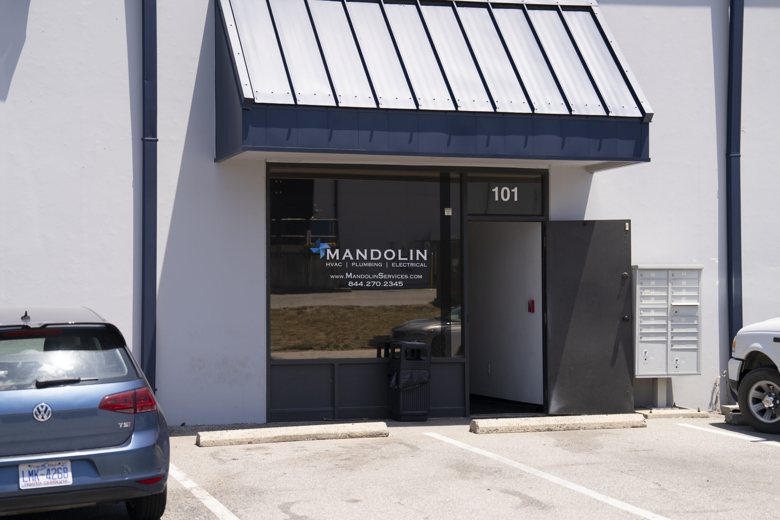 Mandolin Services technician repairing residential furnace equipment